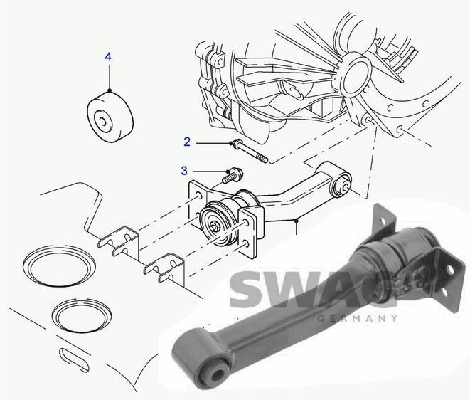 Подушка двигателя 4433028   Ford Transit
