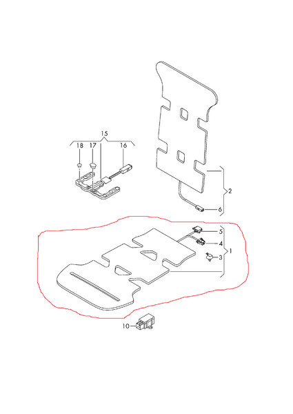 Переднє сидіння праве 5GM963555E   Volkswagen Golf