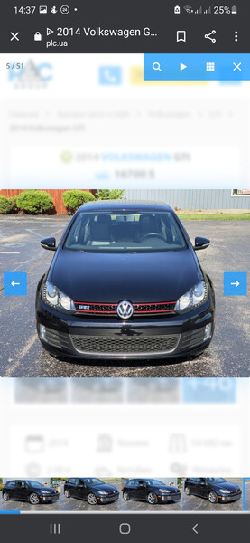 Бампер передний Volkswagen Golf 7  2013 хэтчбек 2.0 Бензин Умань
