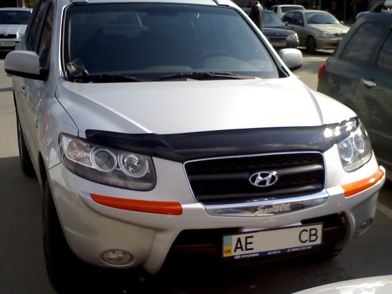 Защита переднего бампера Hyundai Santa FE  2004 универсал 2.0 Бензин Яготин