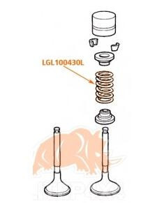 Пружишка клапана 8 шт Land Rover Freelander  1999 2.0 Дизель 