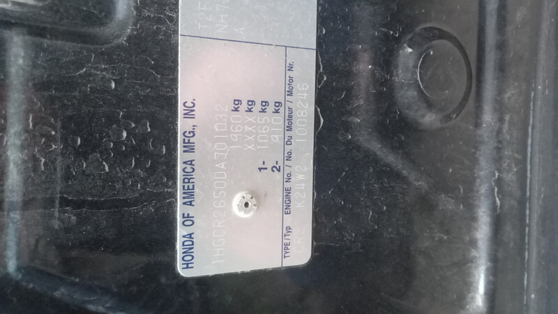 Двигун K24W2   Honda Accord, Honda Accord USA