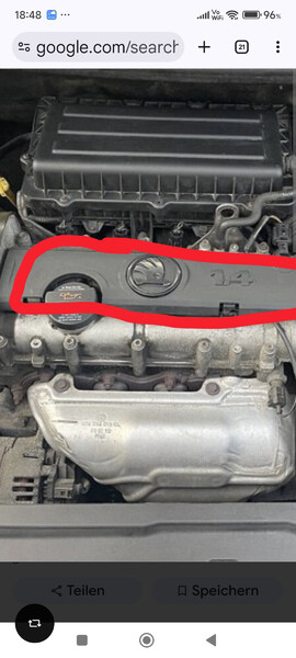 Крышка двигателя Skoda Fabia 2  2009 универсал 1.4 Бензин Запорожье