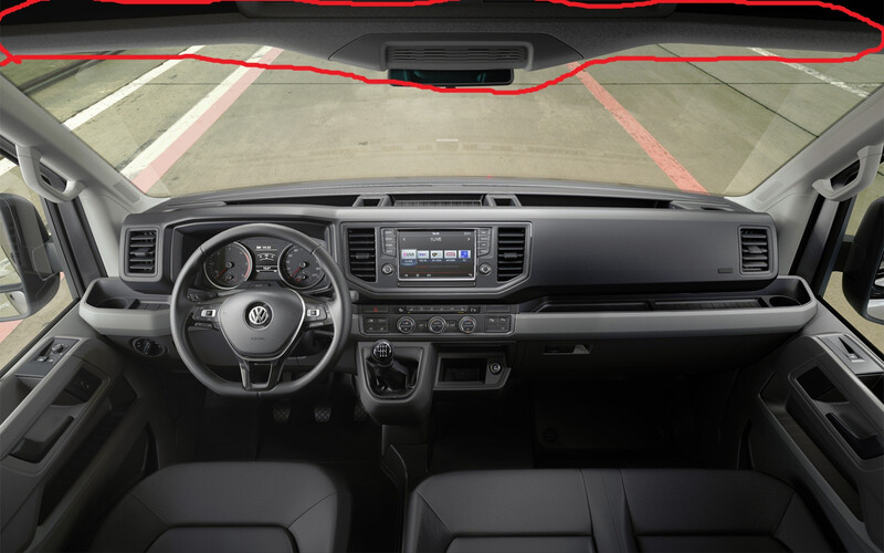 Полки над лобовым стеклом Volkswagen Crafter  2018  Дизель Одесса