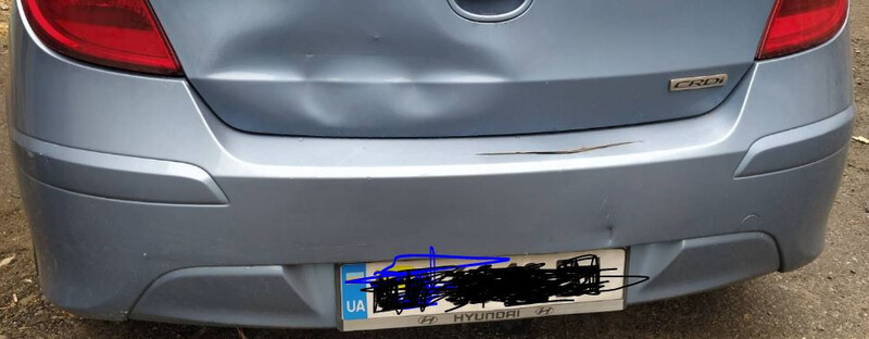 Накладка бампера заднего 866102R600   Hyundai i30, ВАЗ (Lada) 2115