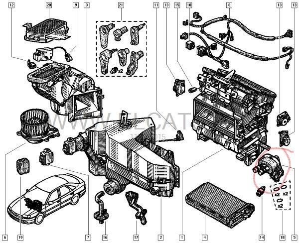 Пластиковый патрубок Renault Safrane quadra 1992 3.0 Бензин Одесса