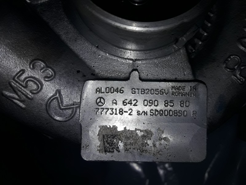 Турбина A6420908580   Mercedes E-Class, Mercedes Sprinter