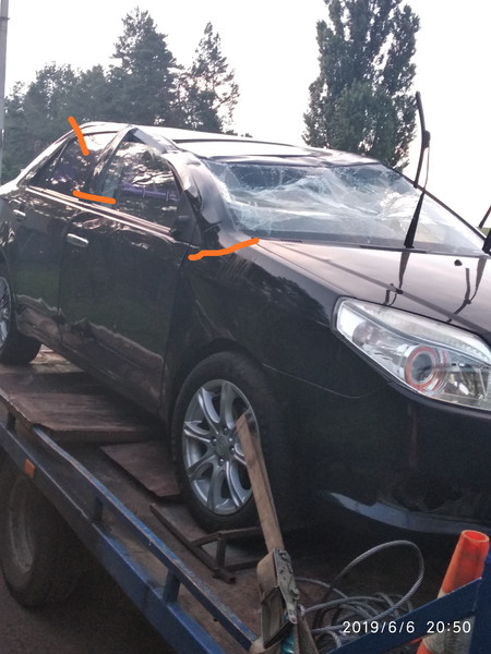 Стойка кузова правая Geely MK  2011 1.5 Бензин Запорожье