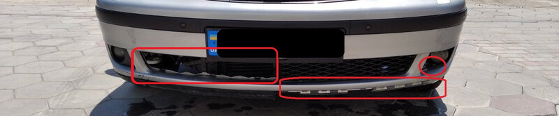 Декоративные элементы переднего бампера Ford Galaxy  2002 1.9 Дизель Одесса