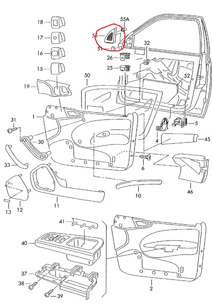 Треугольник зеркала с пищалкой Skoda Octavia  2002 1.6 Бензин Полтава