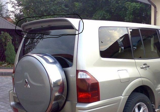 Спойлер Mitsubishi Pajero Wagon  2006 3.2 Дизель Знаменка