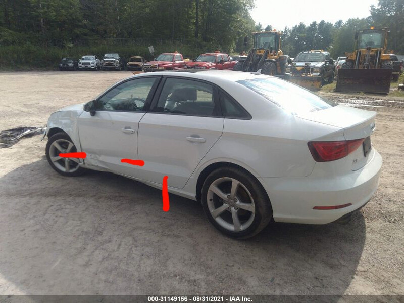 Левый порог Audi A3 2016 г.  1.8 л бензин Киев