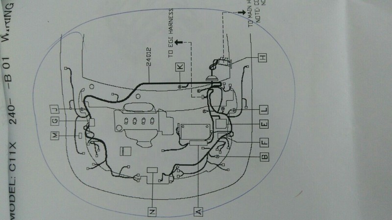 Проводка Nissan Tiida C11  2008 хэтчбек 1.6 Бензин Киев