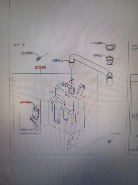 Бачек омывателя (без омывателя фар) Nissan Micra K12  2004 хетчбек 2.0 Бензин 