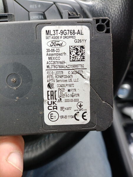 Радар дистанції круіз контроля Ford Escape  2023 2.5 Гибрид 