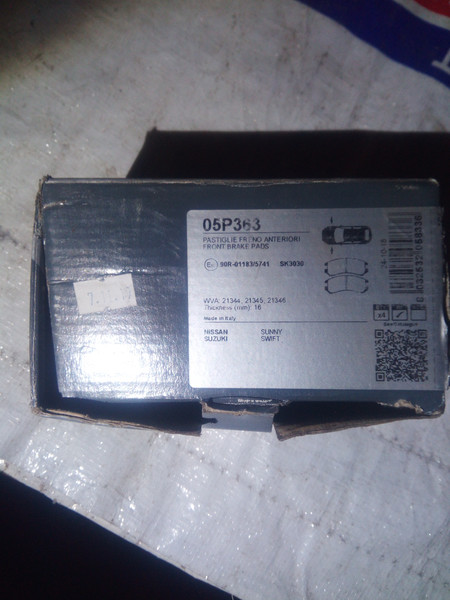 Гальмівні колодки Nissan Sunny B12  1988 хетчбек 1.6 Бензин Оржиця