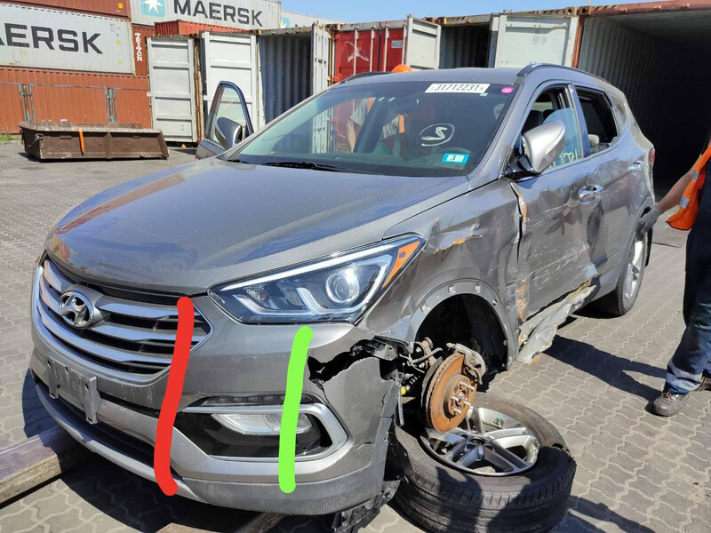 Дифузор у зборі 865114Z500   Hyundai Santa FE