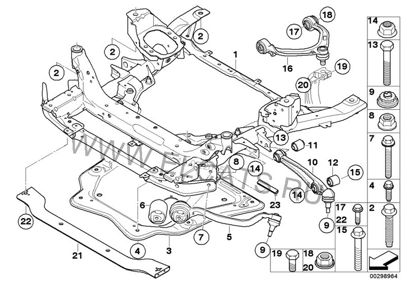 Рычаги передней подвески 3112677394950   BMW X5