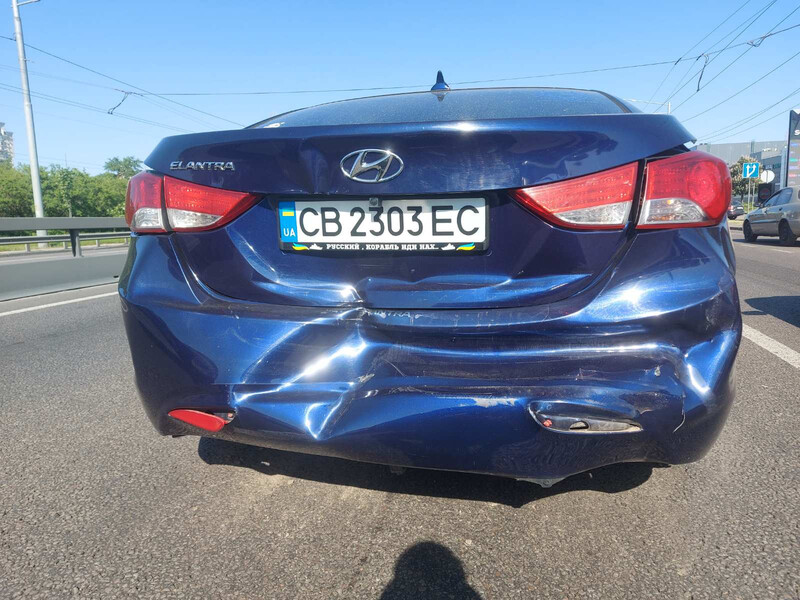 Бампер задний в сборе Hyundai Elantra MD  2013 1.8 Бензин Киев