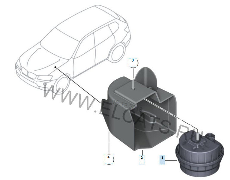 Блок сирены BMW X3 F25  2015 2.0 Бензин 