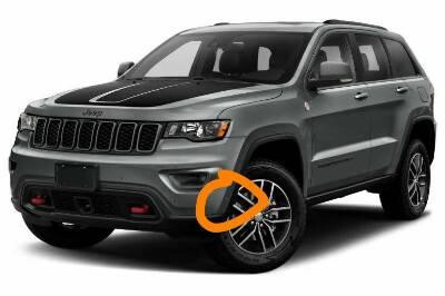 Кронштейнибокових датчиків паркування Jeep Grand Cherokee  2019 5.7 Бензин Киев