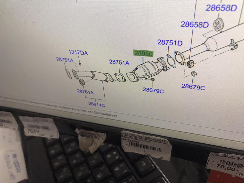 Катализатор 28950   Kia Optima