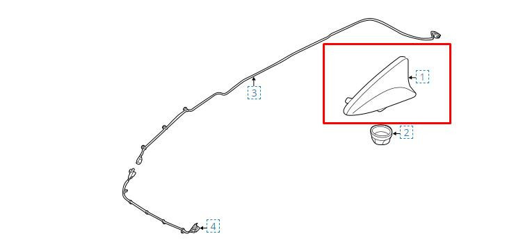 Антенна (крыша) Kia Sportage 4  2017 0.1 Бензин 