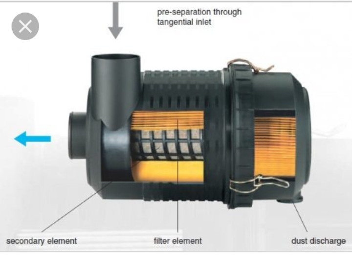 Крышка корпуса воздушного фильтра на 3 защелки MAN L  2000 5.0 Дизель Киев