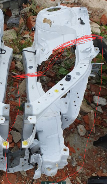 Четверть кузова передняя левая, лонжерон Toyota Camry 70  2019 2.5 Гибрид 