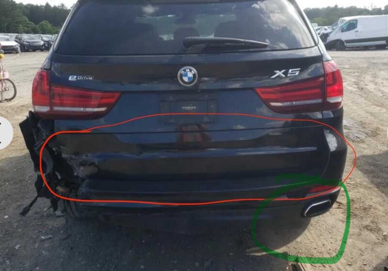 Выхлопная труба BMW X5 f15 2016 2.0 Гибрид Киев