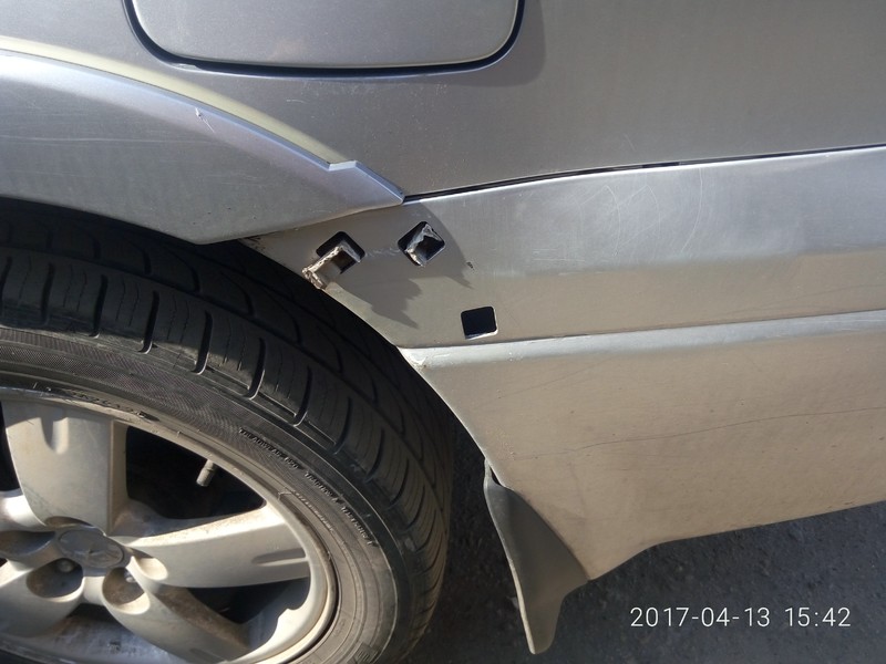 Расширители арок (задний левый который на бампере) Mitsubishi Outlander  2006 2.4 Бензин Харьков