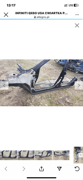 Порог кузова Infiniti QX60 2013 г.  3.5 л бензин Ровно