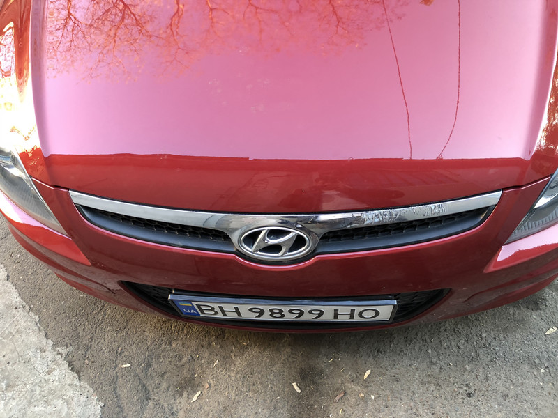 Накладка капота хром Hyundai i30  2008 хетчбек 1.6 Дизель 