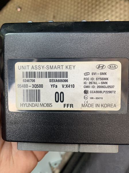 Блок бесключевого доступа Hyundai Sonata 6  2011  Бензин Одесса