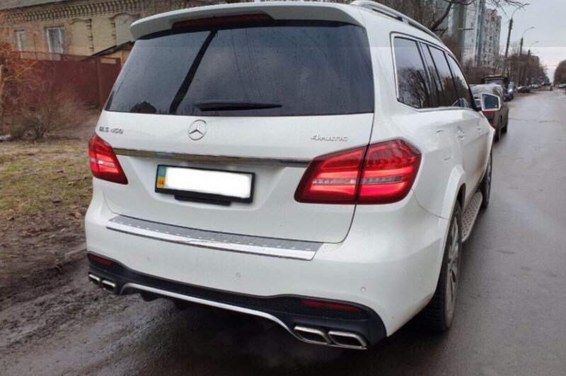 Молдинг диффузора заднего бампера Mercedes-Benz GLS-Class  2016 6.3 Бензин Киев