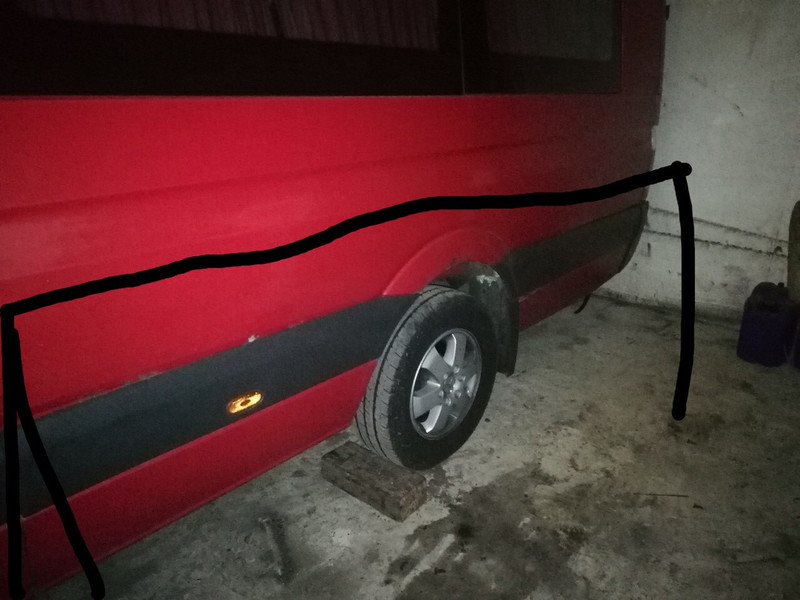 Часть кузова, кузов екстра лонг Mercedes-Benz Sprinter  2006 2.4 Бензин Полтава