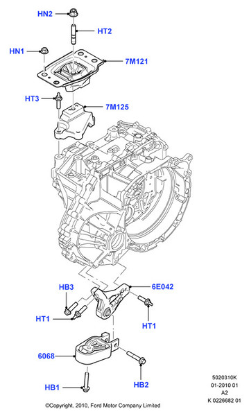 Кронштейн двигателя 1683827   Ford Mondeo