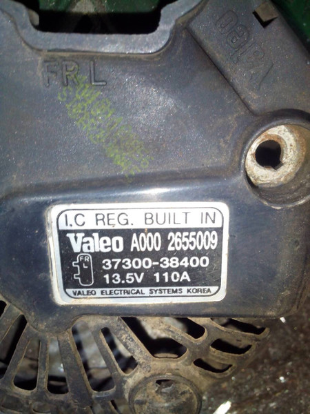 Генератор 37300-38400   Hyundai Santa FE, Hyundai Sonata, Kia Magentis