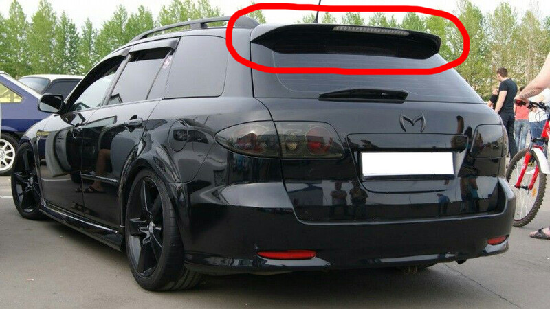 Gy (универсал) спойлер Mazda 6 универсал 2007 г.  1.8 л бензин
