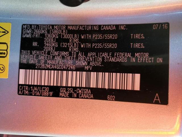 Клапанная крышка Lexus RX 2016 г.  3.5 л бензин Днепр