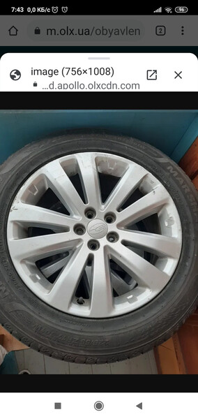 Диск колесний Subaru Forester SH  2011 2.5 Бензин 