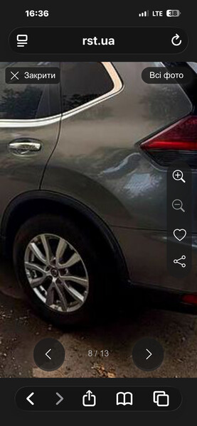 Диск легкосплавный r17 Nissan Rogue  2019 2.4 Бензин Одеса