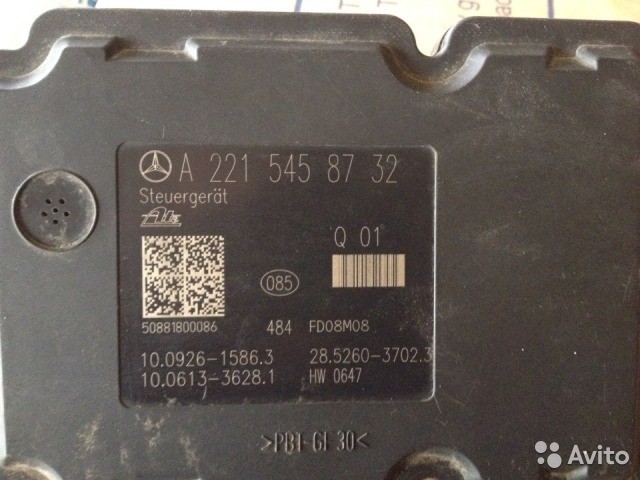 Блок ABS A2215458732   Mercedes CL-Class, Mercedes G-Class, Mercedes S-Class