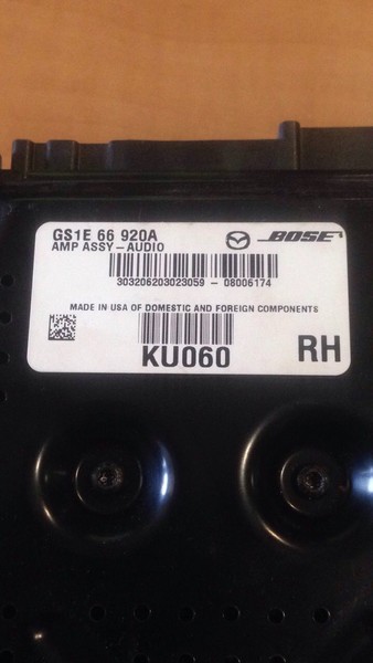 Аудио усилитель Mazda 6  2010 2.0 Бензин Киев