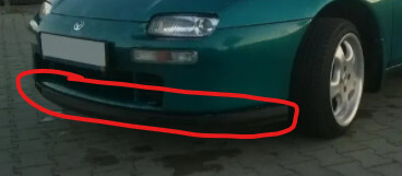 Губа на бампер Mazda 323 хэтчбек 1996 г.  1.5 л бензин Харьков