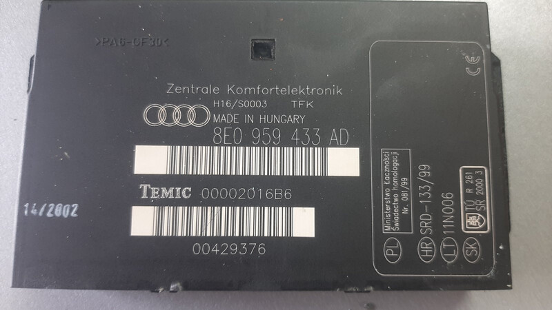 Блок комфорта Audi A4 B6 2002 г.  Винница