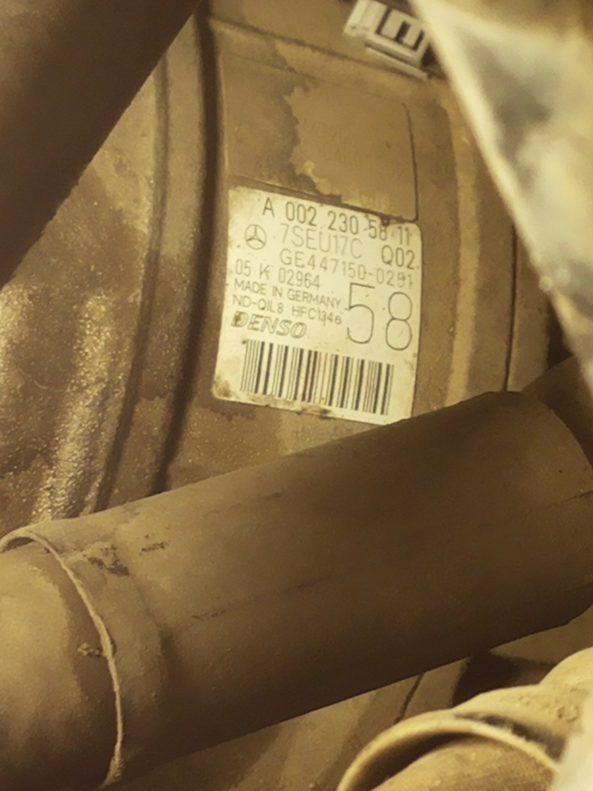 Муфта компрессора кондиционера Mercedes-Benz GL-Класс 320 TDI 2008 3.0 Дизель Киев