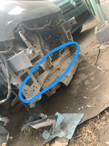 Бампер передний 95169845   Chevrolet Aveo