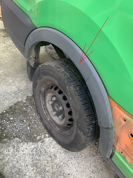 Молдинг задньої правої колісної арки Ford Transit  2017 2.0 Дизель Львів