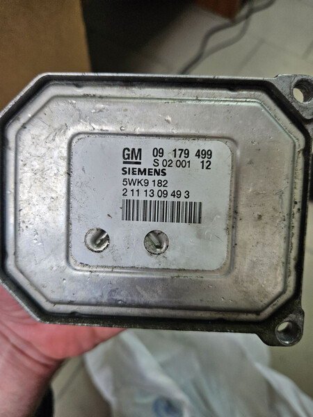 Электронный блок управления двигателем 09179499   Opel Signum, Opel Vectra